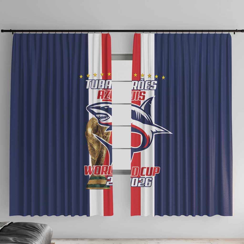Cape Verde Football Window Curtain Tubaroes Azuis World Cup 2026 - Wonder Print Shop