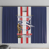 Cape Verde Football Window Curtain Tubaroes Azuis World Cup 2026 - Wonder Print Shop
