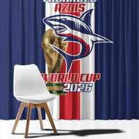 Cape Verde Football Window Curtain Tubaroes Azuis World Cup 2026 - Wonder Print Shop