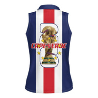 Cape Verde Football Women Sleeveless Polo Shirt Tubaroes Azuis World Cup 2026 - Wonder Print Shop