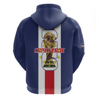 Cape Verde Football Zip Hoodie Tubaroes Azuis World Cup 2026 - Wonder Print Shop