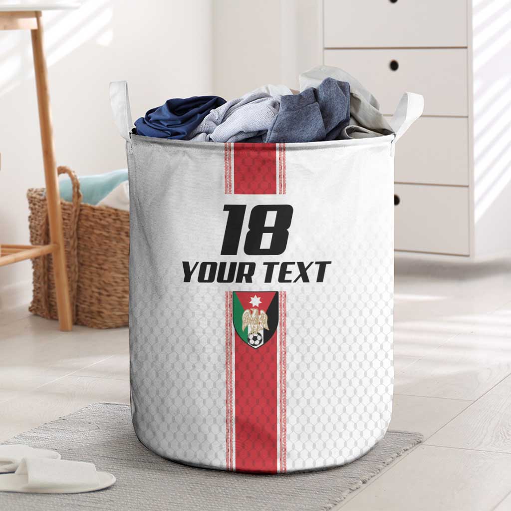 Custom Jordan Heritage Football Laundry Basket Al Nashama Sporty Style - Wonder Print Shop