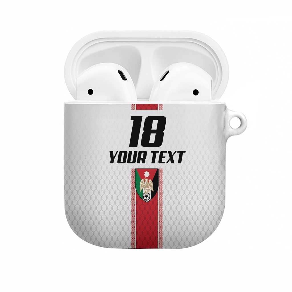 Custom Jordan Heritage Football AirPods Case Al Nashama Sporty Style - Wonder Print Shop