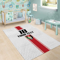 Custom Jordan Heritage Football Area Rug Al Nashama Sporty Style - Wonder Print Shop