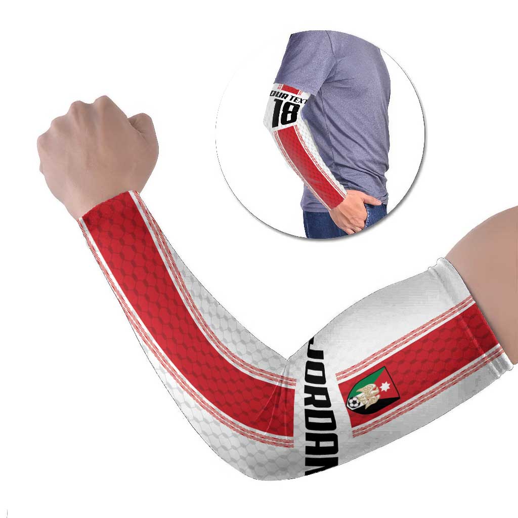 Custom Jordan Heritage Football Arm Sleeves Al Nashama Sporty Style - Wonder Print Shop