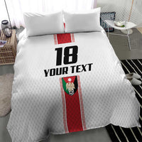 Custom Jordan Heritage Football Bedding Set Al Nashama Sporty Style - Wonder Print Shop