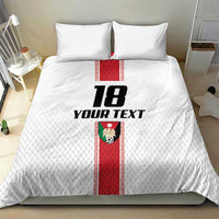 Custom Jordan Heritage Football Bedding Set Al Nashama Sporty Style - Wonder Print Shop