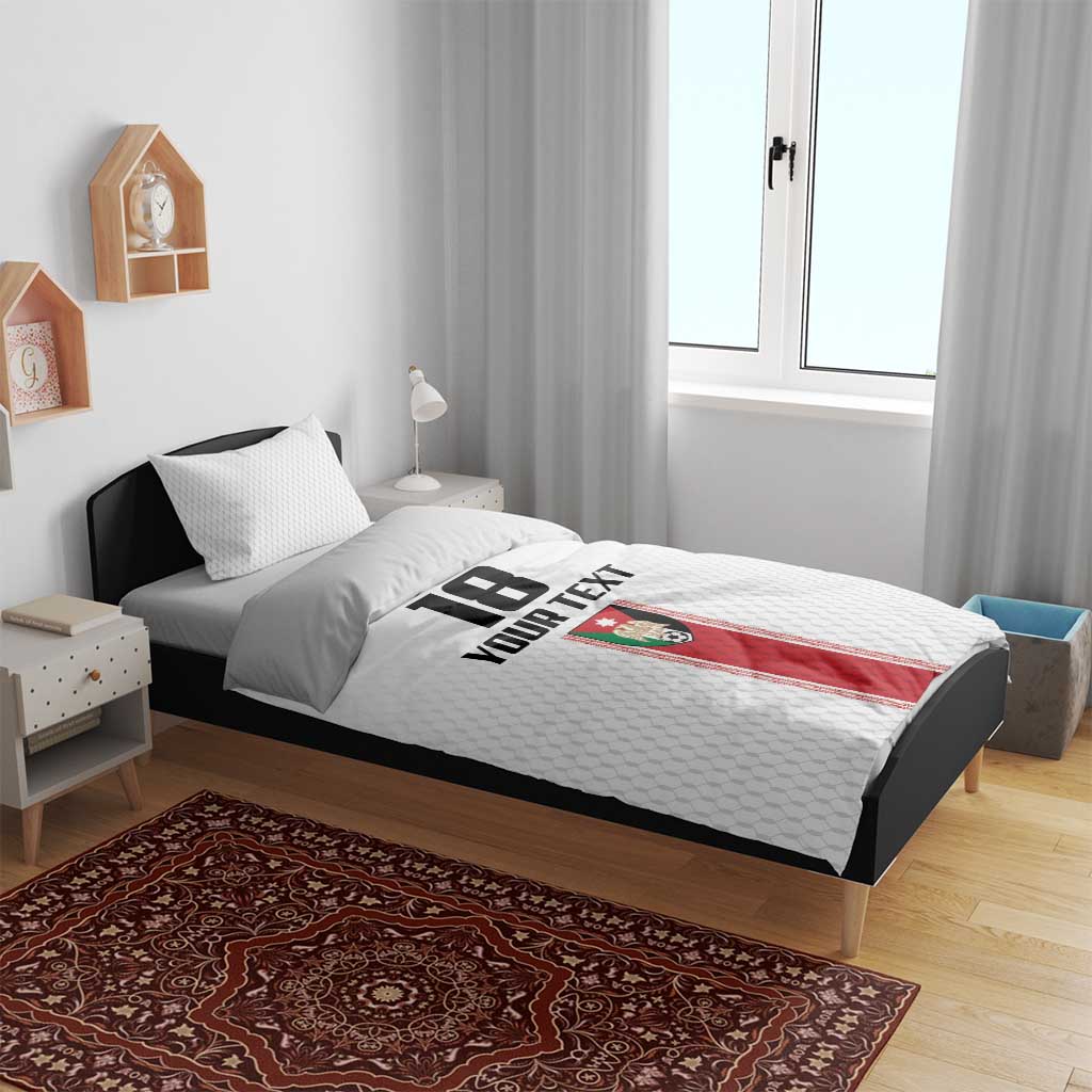 Custom Jordan Heritage Football Bedding Set Al Nashama Sporty Style - Wonder Print Shop