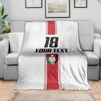 Custom Jordan Heritage Football Blanket Al Nashama Sporty Style - Wonder Print Shop