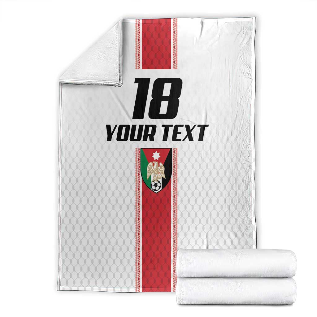 Custom Jordan Heritage Football Blanket Al Nashama Sporty Style - Wonder Print Shop