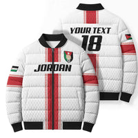 Custom Jordan Heritage Football Bomber Puffer Jacket Al Nashama Sporty Style - Wonder Print Shop
