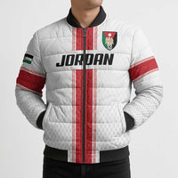 Custom Jordan Heritage Football Bomber Puffer Jacket Al Nashama Sporty Style - Wonder Print Shop