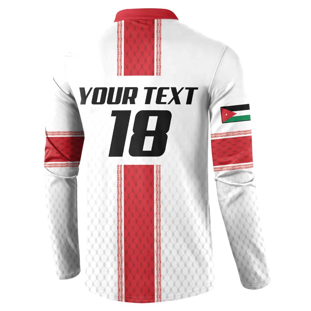 Custom Jordan Heritage Football Button Sweatshirt Al Nashama Sporty Style - Wonder Print Shop