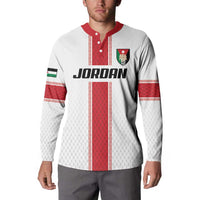 Custom Jordan Heritage Football Button Sweatshirt Al Nashama Sporty Style - Wonder Print Shop