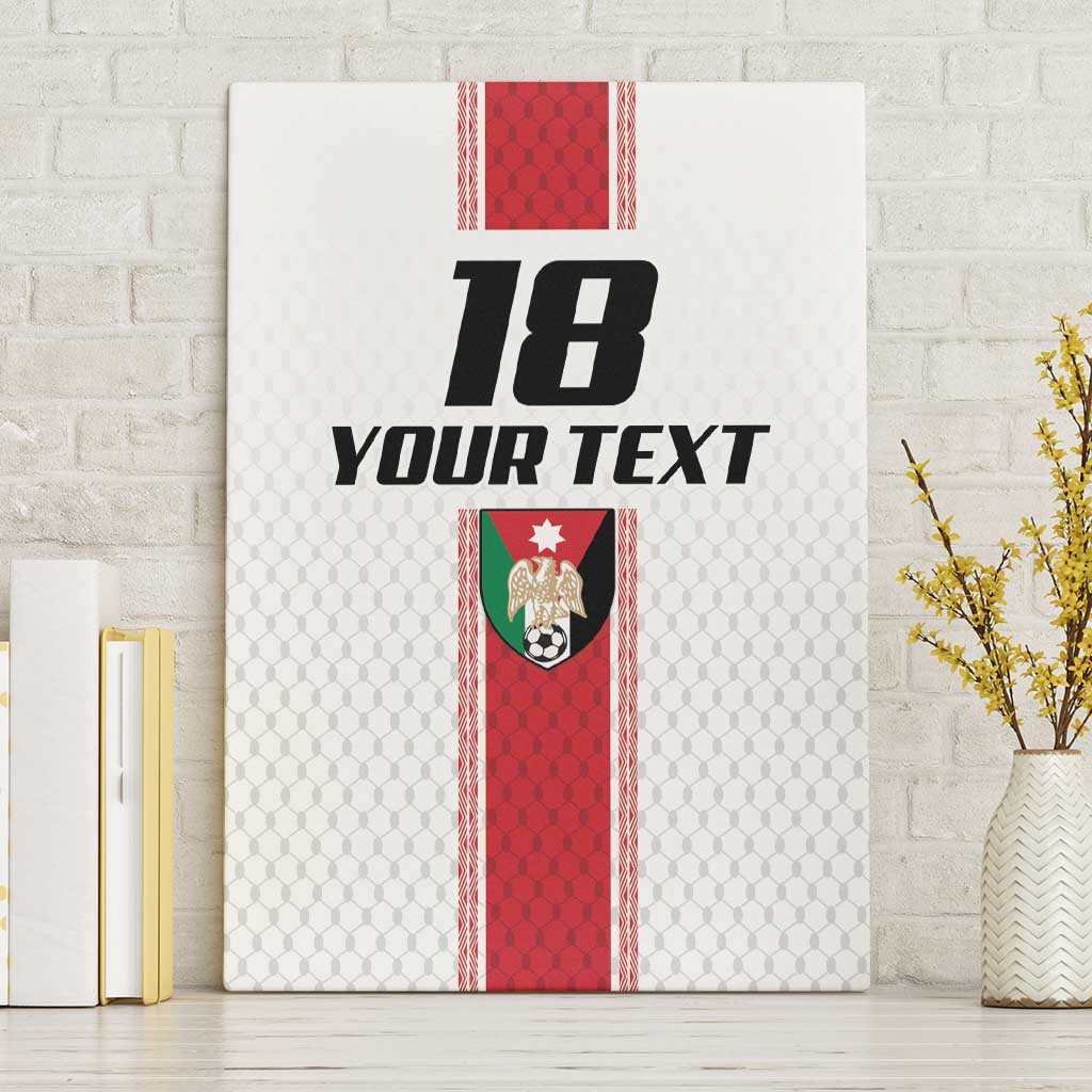Custom Jordan Heritage Football Canvas Wall Art Al Nashama Sporty Style - Wonder Print Shop