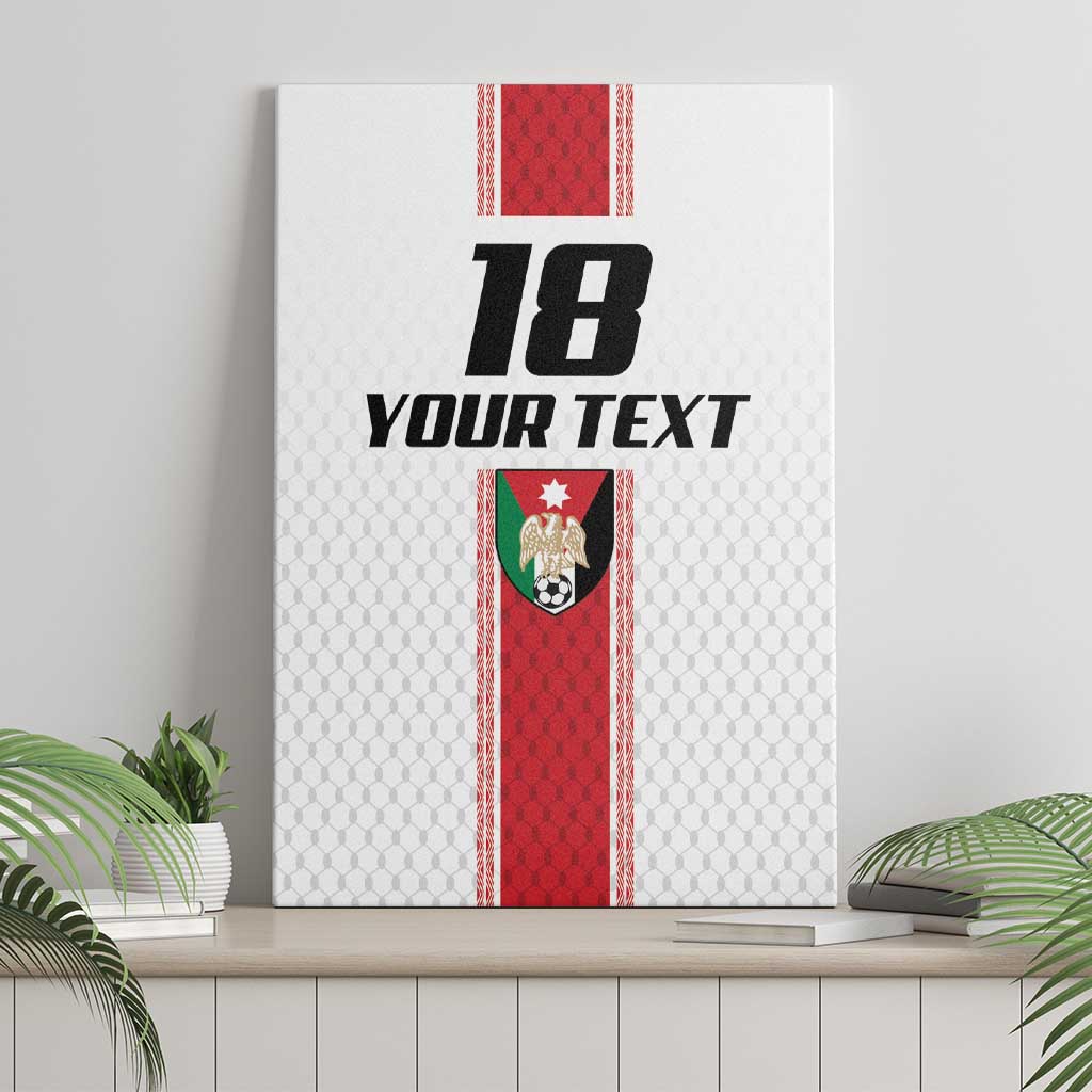 Custom Jordan Heritage Football Canvas Wall Art Al Nashama Sporty Style - Wonder Print Shop