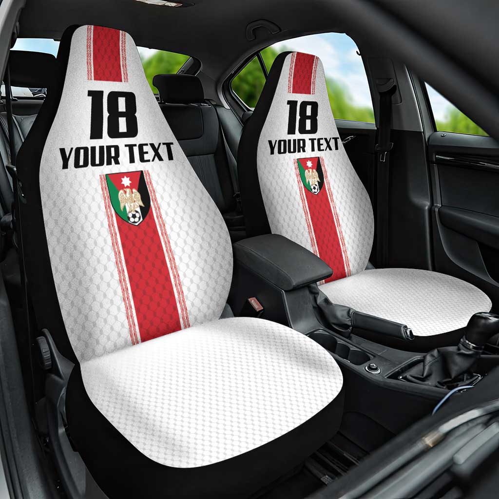 Custom Jordan Heritage Football Car Seat Cover Al Nashama Sporty Style - Wonder Print Shop