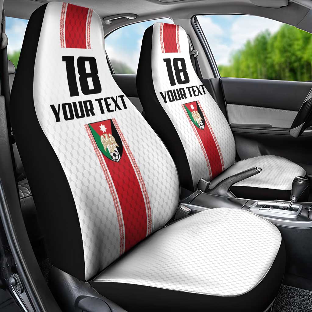 Custom Jordan Heritage Football Car Seat Cover Al Nashama Sporty Style - Wonder Print Shop