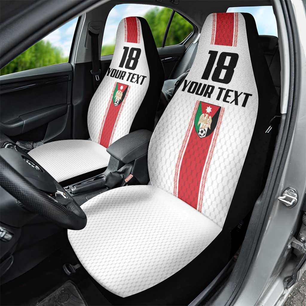 Custom Jordan Heritage Football Car Seat Cover Al Nashama Sporty Style - Wonder Print Shop