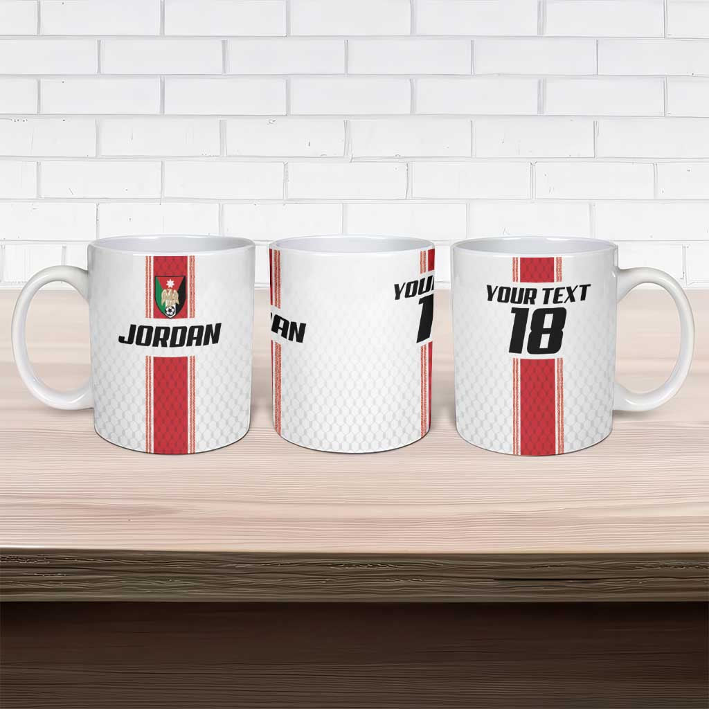 Custom Jordan Heritage Football Ceramic Mug Al Nashama Sporty Style - Wonder Print Shop
