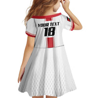 Custom Jordan Heritage Football Family Matching Long Sleeve Bodycon Dress and Hawaiian Shirt Al Nashama Sporty Style - Wonder Print Shop