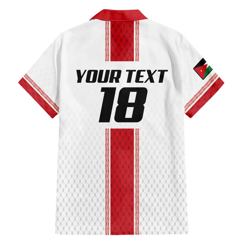 Custom Jordan Heritage Football Family Matching Long Sleeve Bodycon Dress and Hawaiian Shirt Al Nashama Sporty Style - Wonder Print Shop