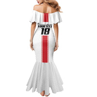 Custom Jordan Heritage Football Family Matching Mermaid Dress and Hawaiian Shirt Al Nashama Sporty Style - Wonder Print Shop