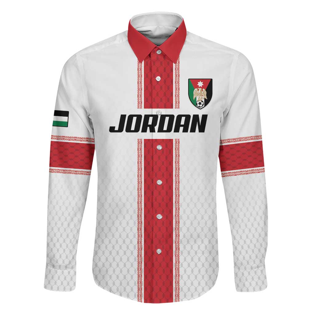 Custom Jordan Heritage Football Family Matching Off The Shoulder Long Sleeve Dress and Hawaiian Shirt Al Nashama Sporty Style - Wonder Print Shop