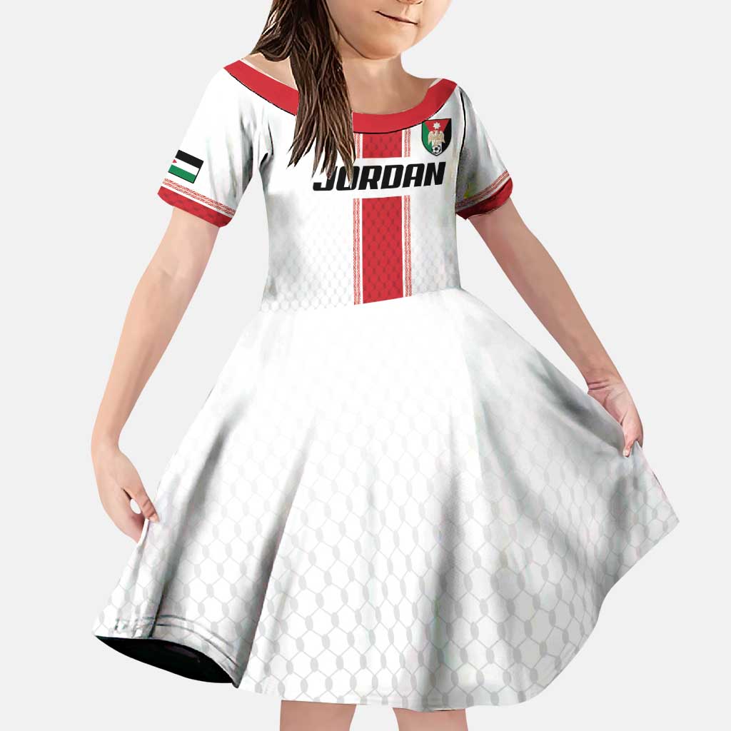 Custom Jordan Heritage Football Family Matching Summer Maxi Dress and Hawaiian Shirt Al Nashama Sporty Style - Wonder Print Shop