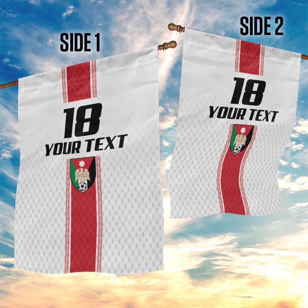 Custom Jordan Heritage Football Garden Flag Al Nashama Sporty Style - Wonder Print Shop