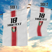 Custom Jordan Heritage Football Garden Flag Al Nashama Sporty Style - Wonder Print Shop