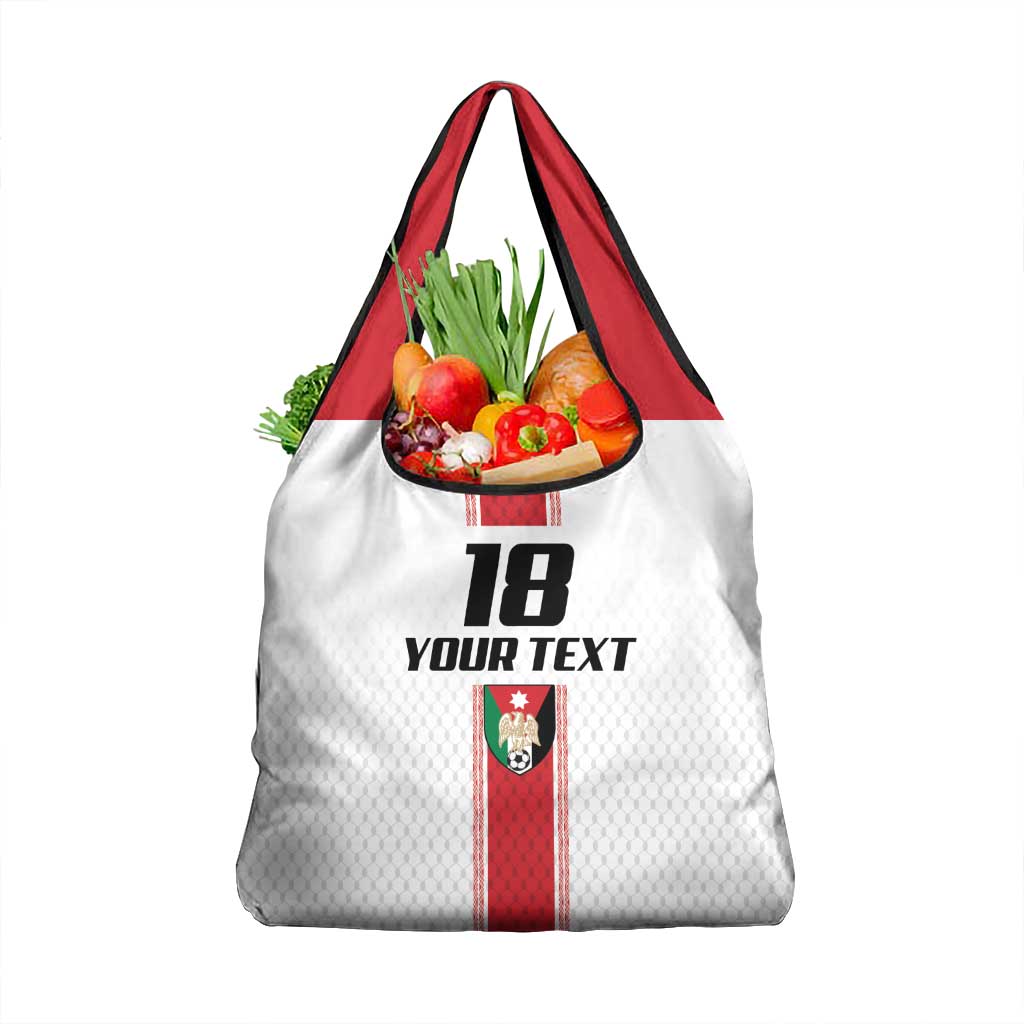 Custom Jordan Heritage Football Grocery Bag Al Nashama Sporty Style - Wonder Print Shop