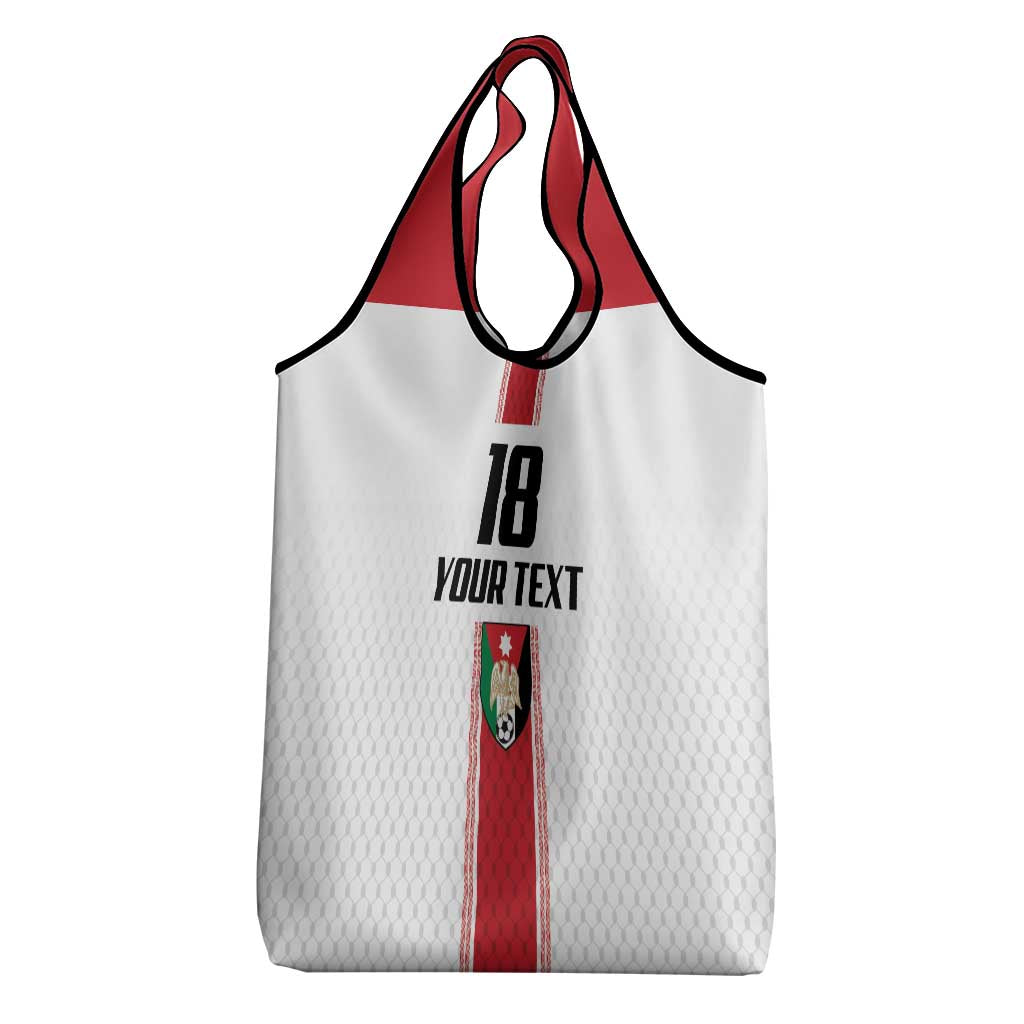 Custom Jordan Heritage Football Grocery Bag Al Nashama Sporty Style - Wonder Print Shop