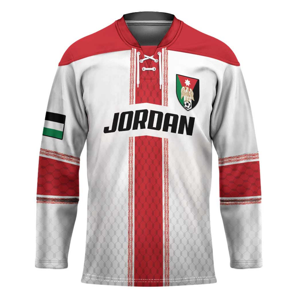 Custom Jordan Heritage Football Hockey Jersey Al Nashama Sporty Style - Wonder Print Shop