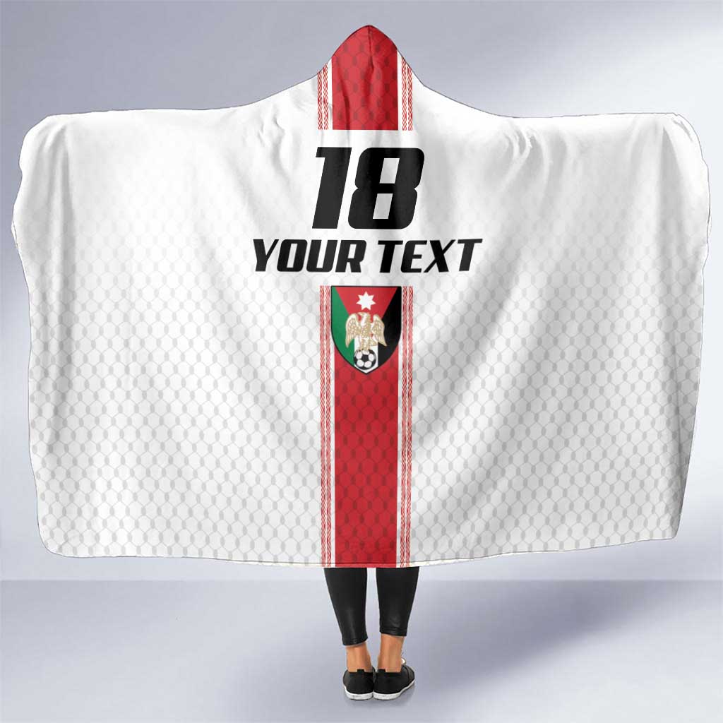 Custom Jordan Heritage Football Hooded Blanket Al Nashama Sporty Style - Wonder Print Shop