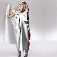 Custom Jordan Heritage Football Hooded Blanket Al Nashama Sporty Style - Wonder Print Shop