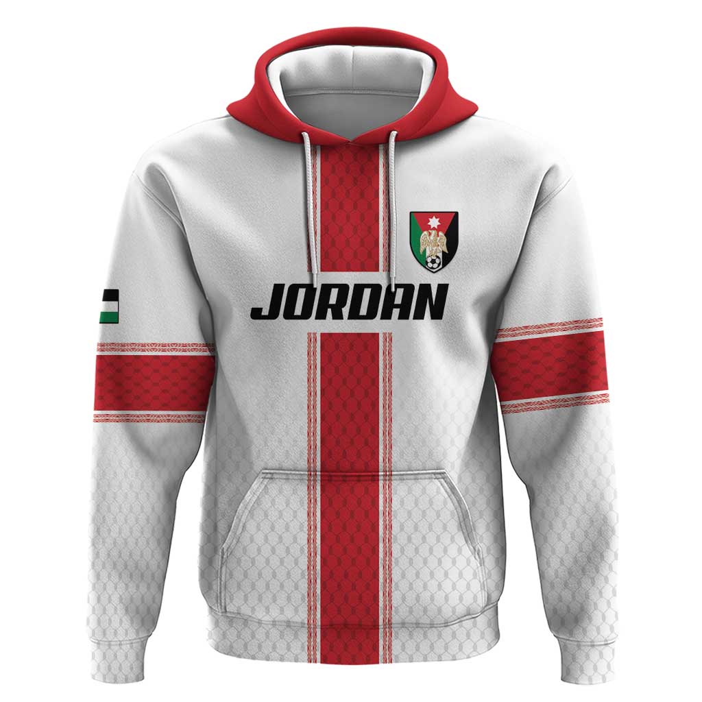 Custom Jordan Heritage Football Hoodie Al Nashama Sporty Style - Wonder Print Shop