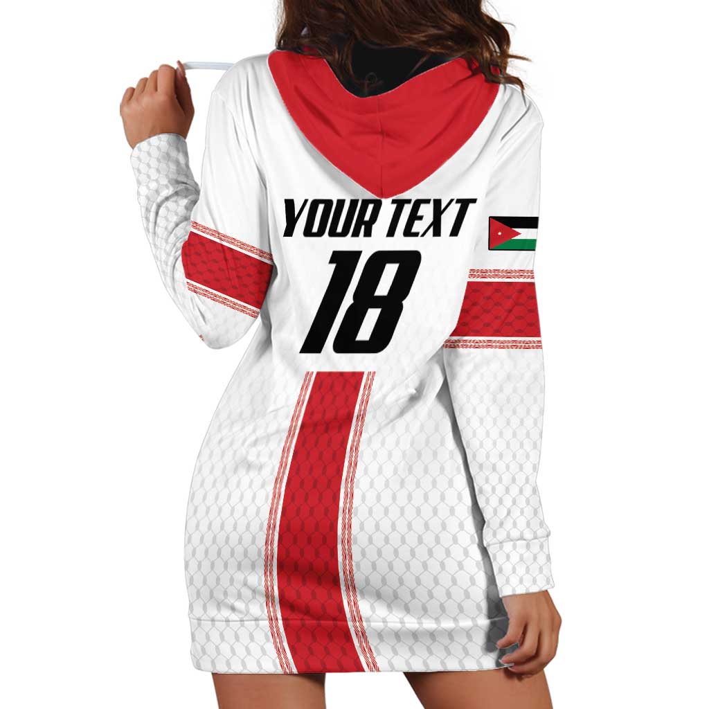Custom Jordan Heritage Football Hoodie Dress Al Nashama Sporty Style - Wonder Print Shop