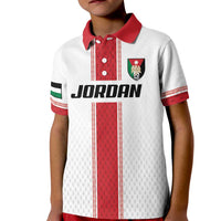 Custom Jordan Heritage Football Kid Polo Shirt Al Nashama Sporty Style - Wonder Print Shop