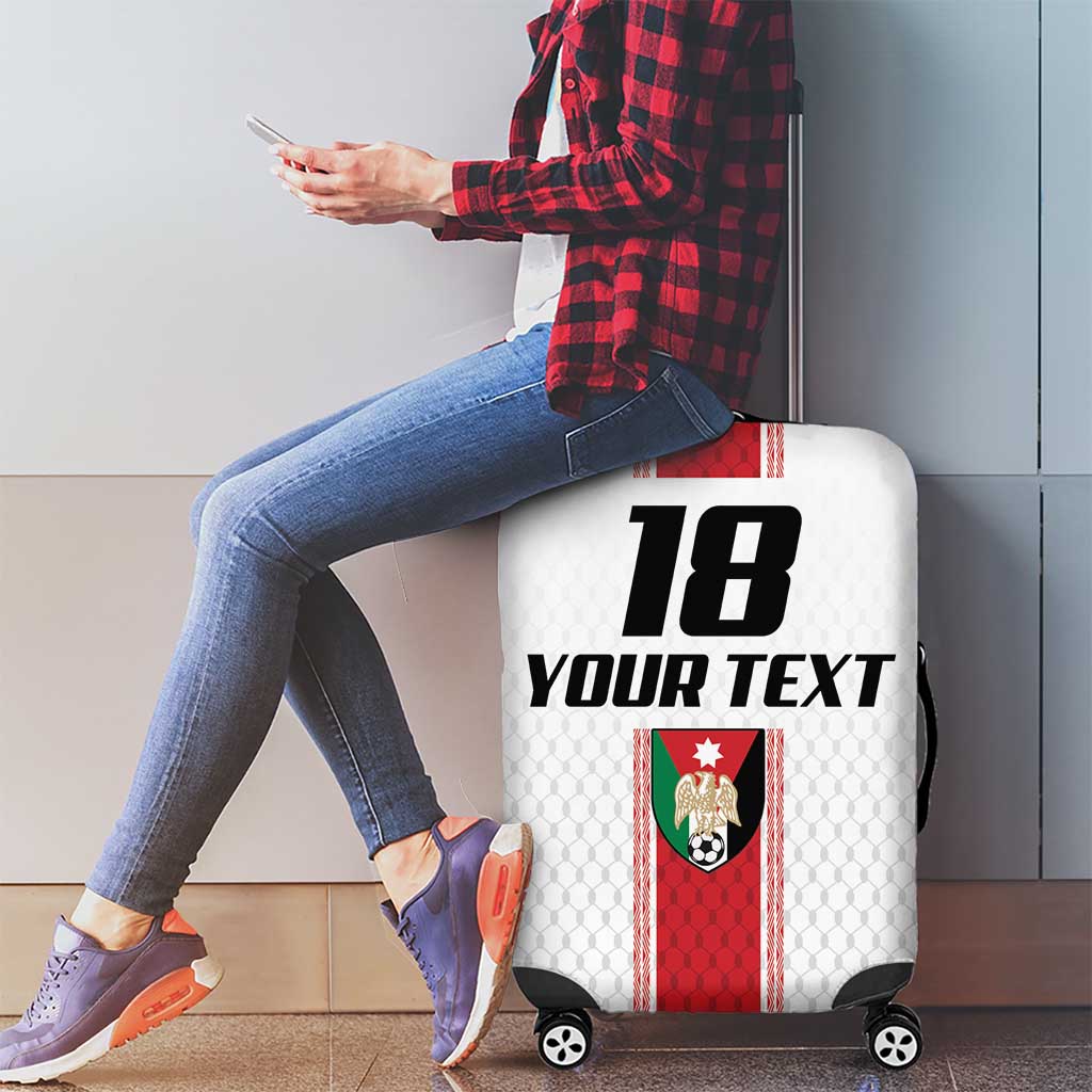 Custom Jordan Heritage Football Luggage Cover Al Nashama Sporty Style - Wonder Print Shop