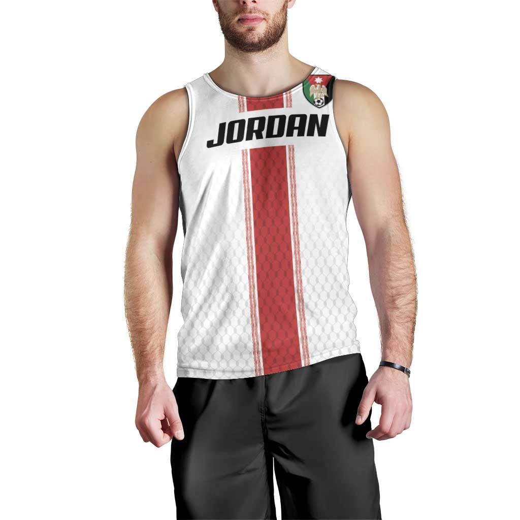 Custom Jordan Heritage Football Men Tank Top Al Nashama Sporty Style - Wonder Print Shop