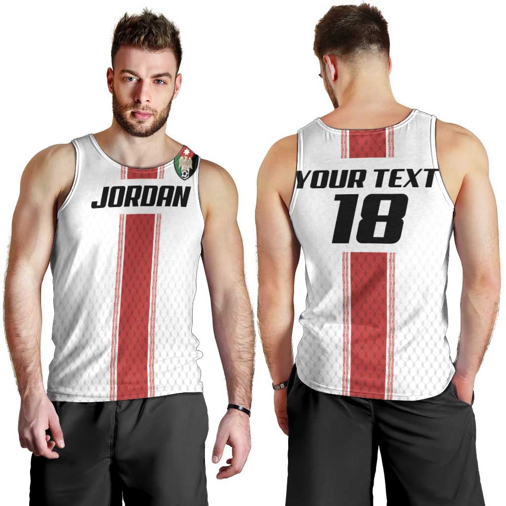 Custom Jordan Heritage Football Men Tank Top Al Nashama Sporty Style - Wonder Print Shop