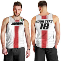 Custom Jordan Heritage Football Men Tank Top Al Nashama Sporty Style - Wonder Print Shop