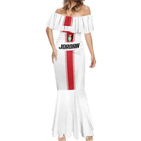 Custom Jordan Heritage Football Mermaid Dress Al Nashama Sporty Style - Wonder Print Shop