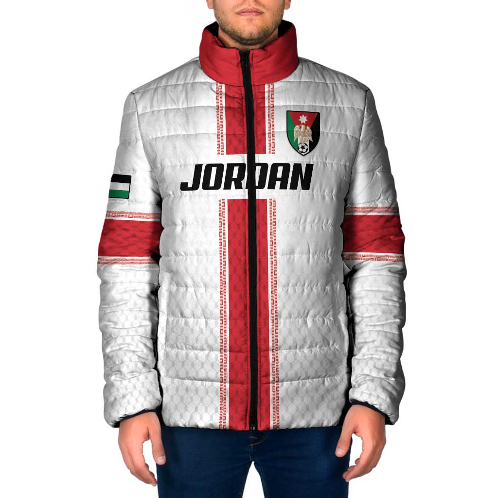 Custom Jordan Heritage Football Padded Jacket Al Nashama Sporty Style - Wonder Print Shop