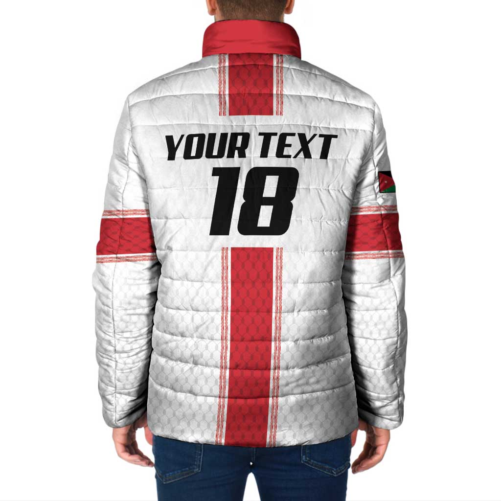 Custom Jordan Heritage Football Padded Jacket Al Nashama Sporty Style - Wonder Print Shop
