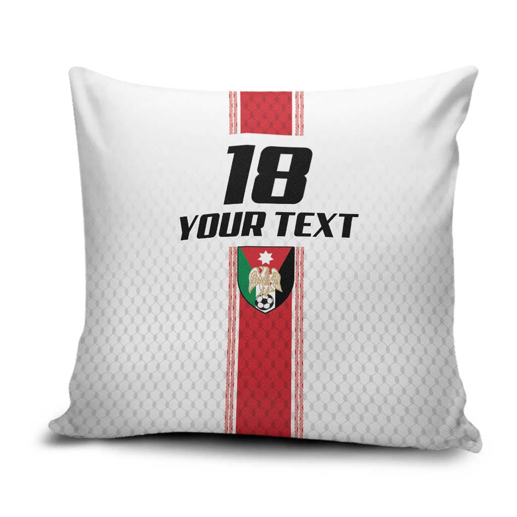 Custom Jordan Heritage Football Pillow Cover Al Nashama Sporty Style - Wonder Print Shop