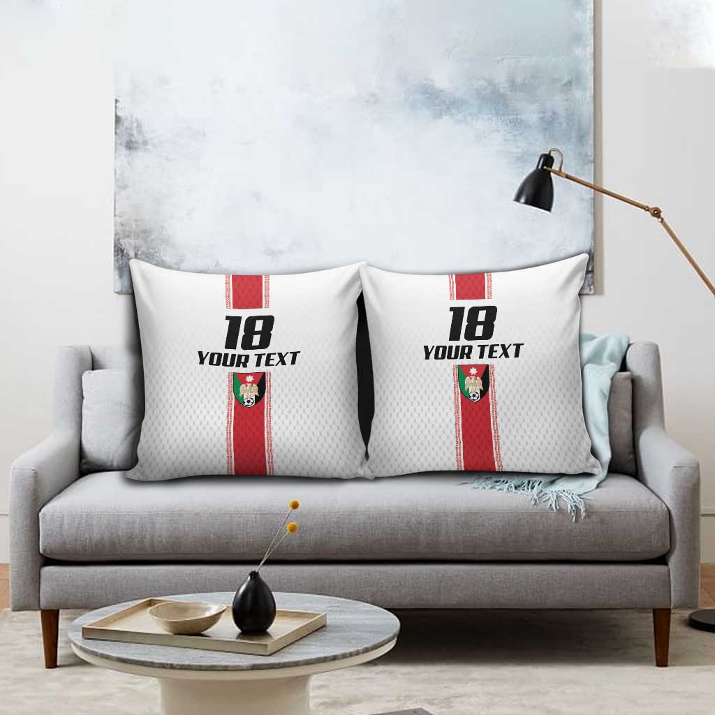 Custom Jordan Heritage Football Pillow Cover Al Nashama Sporty Style - Wonder Print Shop