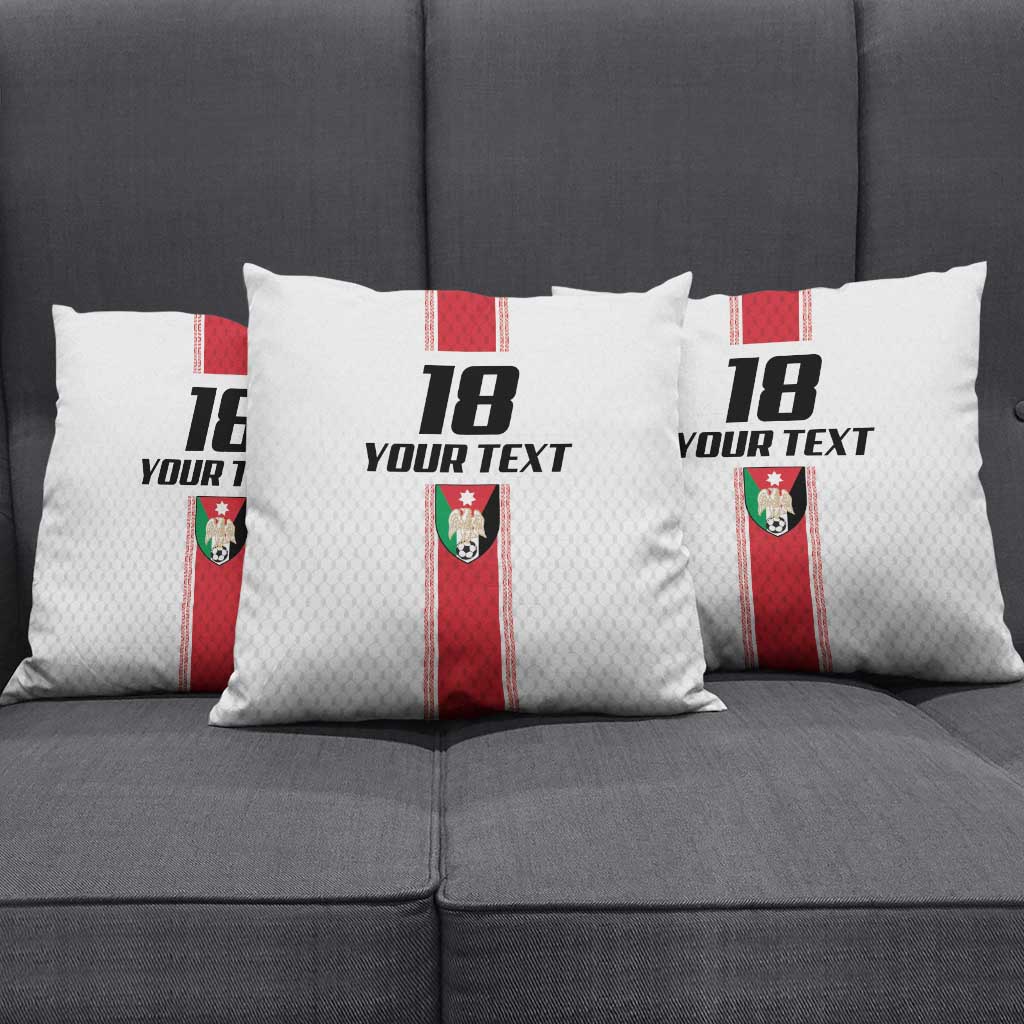 Custom Jordan Heritage Football Pillow Cover Al Nashama Sporty Style - Wonder Print Shop