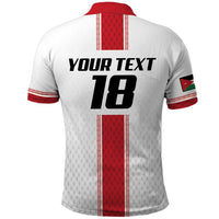 Custom Jordan Heritage Football Polo Shirt Al Nashama Sporty Style - Wonder Print Shop